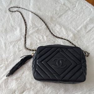 Luxury style brand quilted crossbody leather